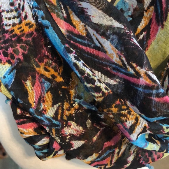 Multi-color infinity scarf - beautiful! - Picture 2 of 6